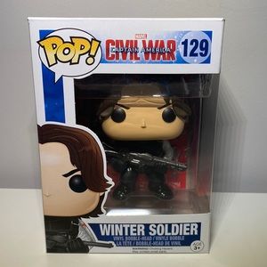 Marvel winter soldier Bucky Funko pop figure #129
